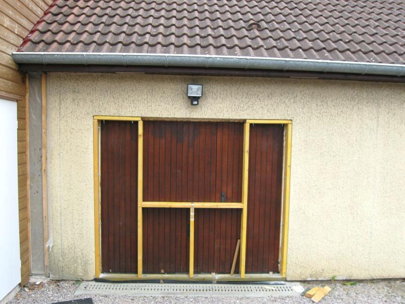 Remplacement porte de garage par porte fenetre